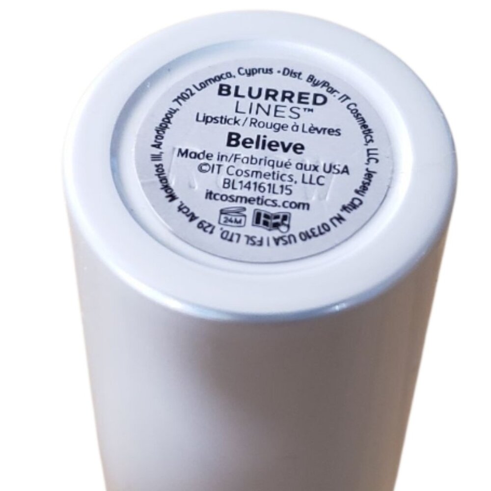 IT Cosmetics Blurred Lines Smooth-Fill Anti-Aging Creamy Lipstick-Believe - Picture 2 of 3